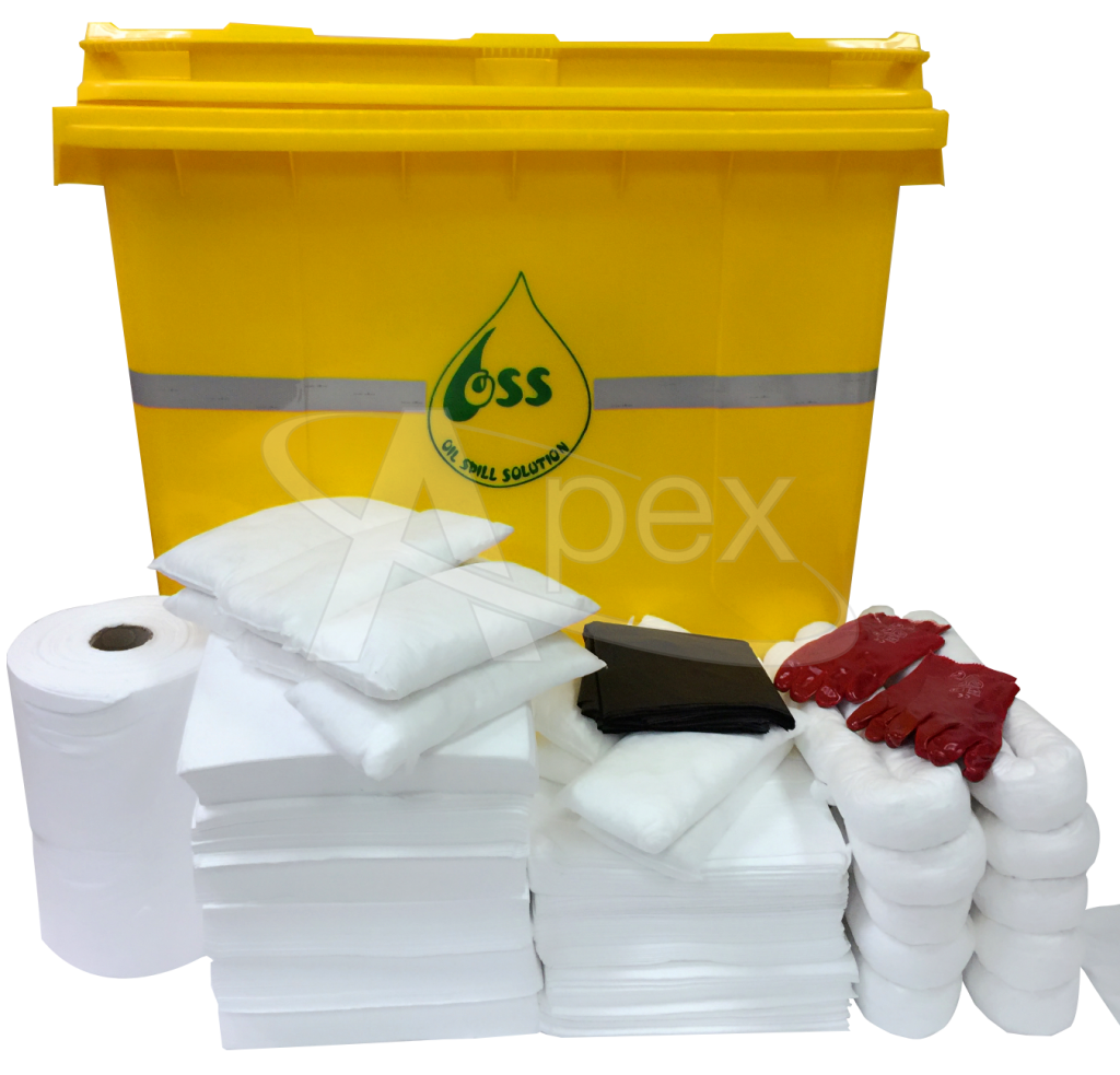 Oil Sorbent Spill Kit 12 Barrels 1915LTR Apex SealingApex Sealing